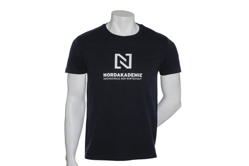 Blue t-shirt of the Nordakademie Elmshorn